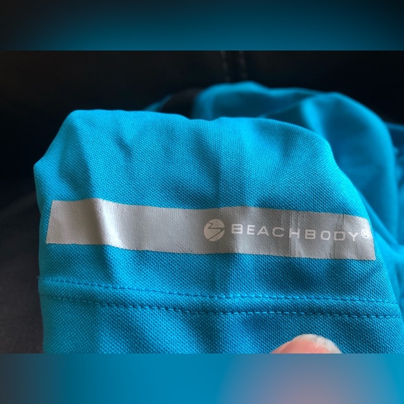 P90x 2 Women’s Blue Black short sleeve t shirt top NWOT! XS Extra Small tee - Picture 6 of 8